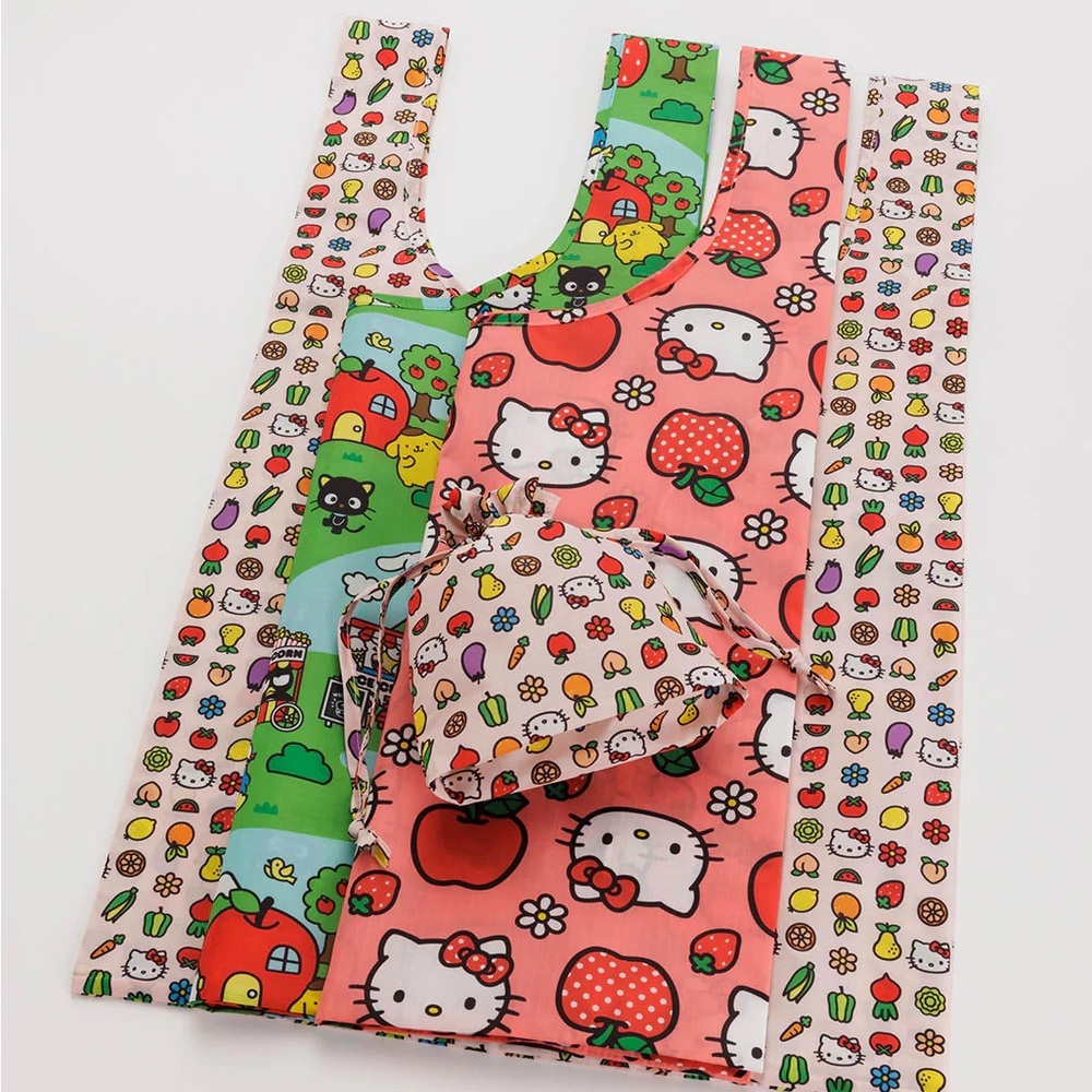 Baggu Hello Kitty and Friends 3 pack tote